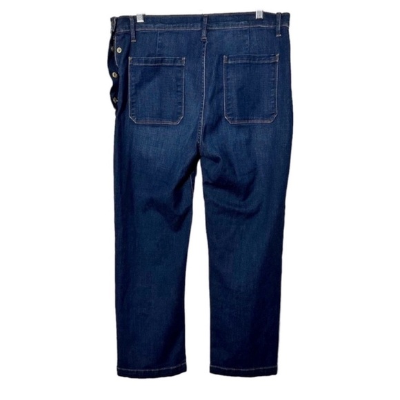 Frame Denim Lucia Antibes High Waist Crop Jenas - Picture 3 of 10